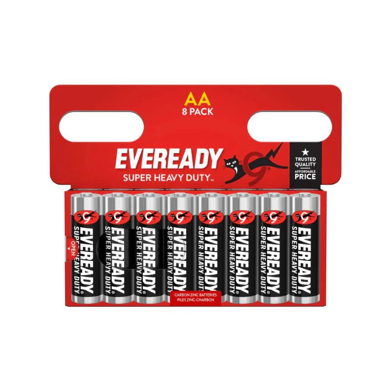 Eveready Battery AA Zinc 8 Pack x 20 (full box)