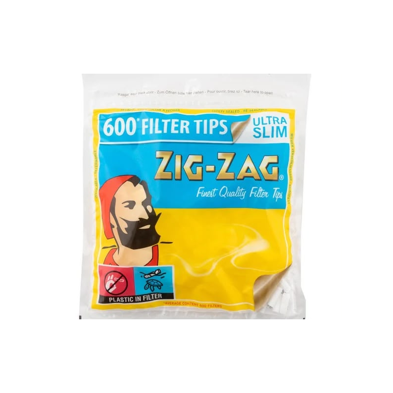 Zig Zag Ultra Slim Filters Bag 600 Tips x 30 bags (1 carton)