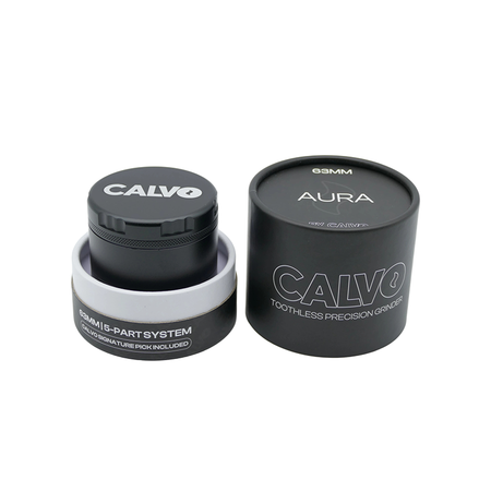 CALVO AURA PREMIUM NON TEETH GRINDER BLACK - 63 MM MCNT-BK