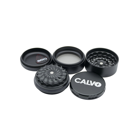 CALVO AURA PREMIUM NON TEETH GRINDER BLACK - 63 MM MCNT-BK