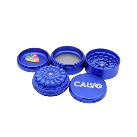 CALVO AURA PREMIUM NON TEETH GRINDER BLUE - 63 MM MCNT-B