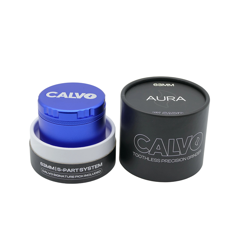 CALVO AURA PREMIUM NON TEETH GRINDER BLUE - 63 MM MCNT-B