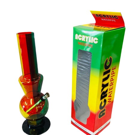 Acrylic Bong Waterpipe Medium 30cm Assorted 12 inch