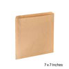Kraft Brown Paper Bags - Strung - 7" x 7" - Pack of 1000