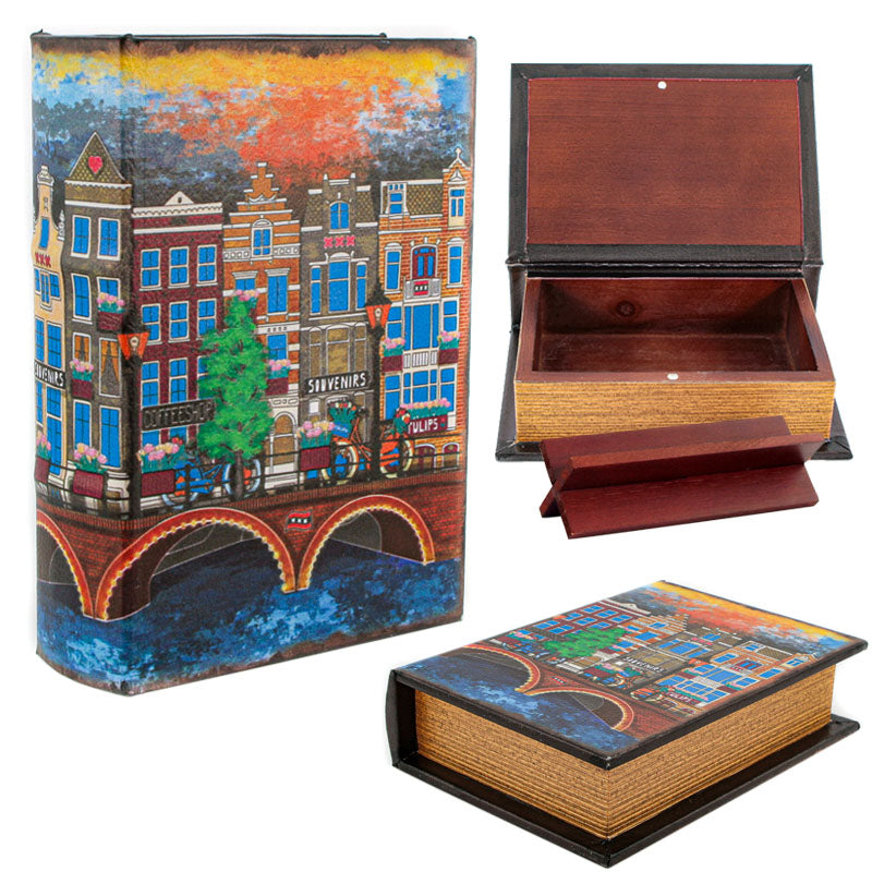 Wooden Stash Book AMSTERDAM Accessory x 1