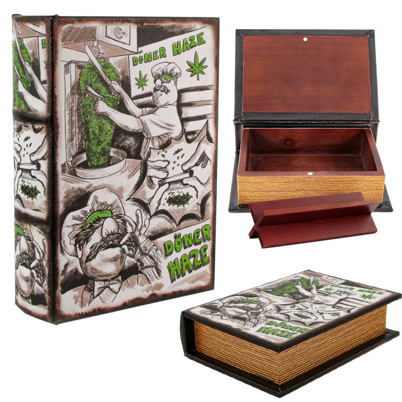 Wooden Stash Book DONER HAZE Accessory x 1