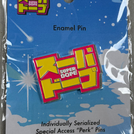 Super Dope Enamel Pin – Official SUPER DOPE Logo Collectible Metal Pin Badge