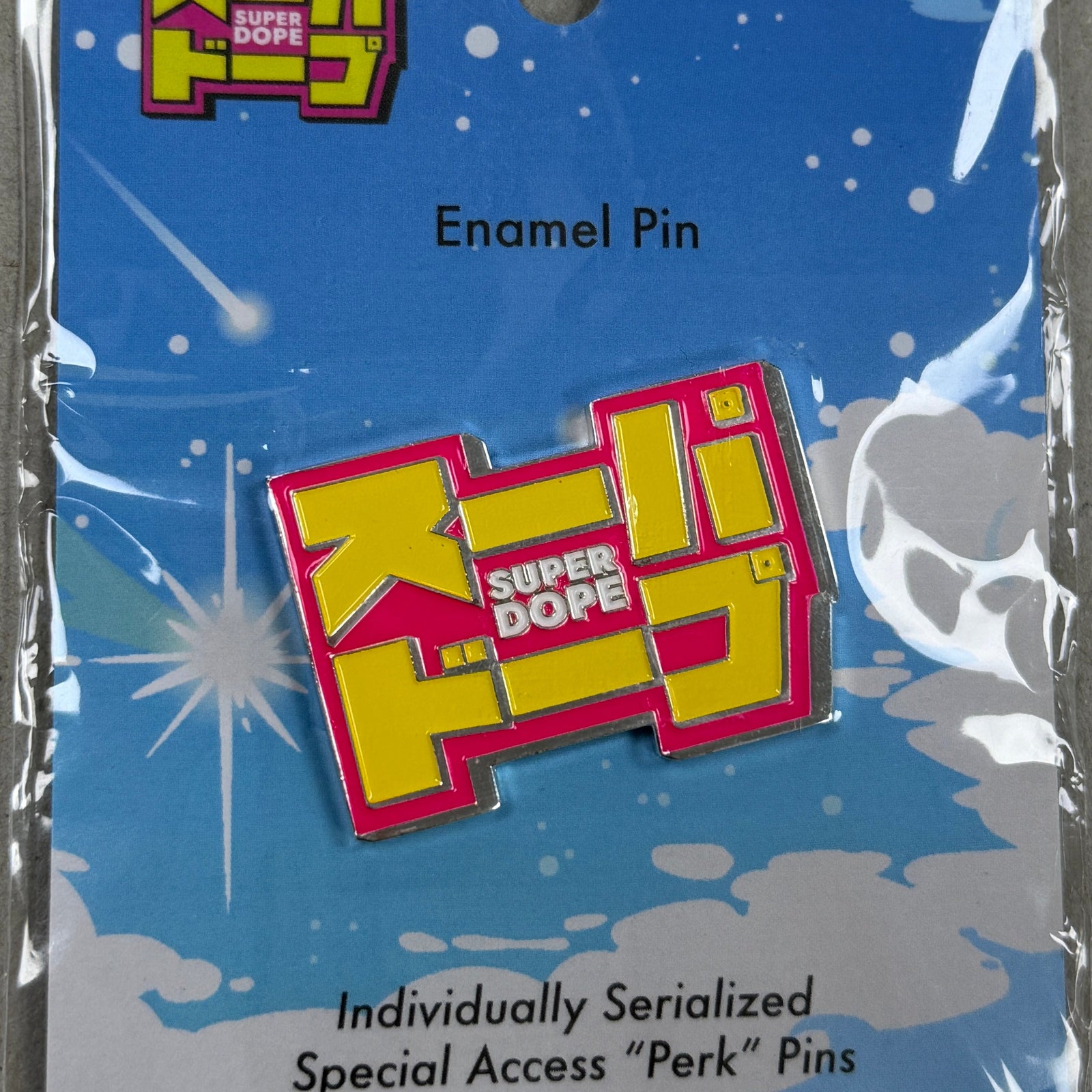 Super Dope Enamel Pin – Official SUPER DOPE Logo Collectible Metal Pin Badge