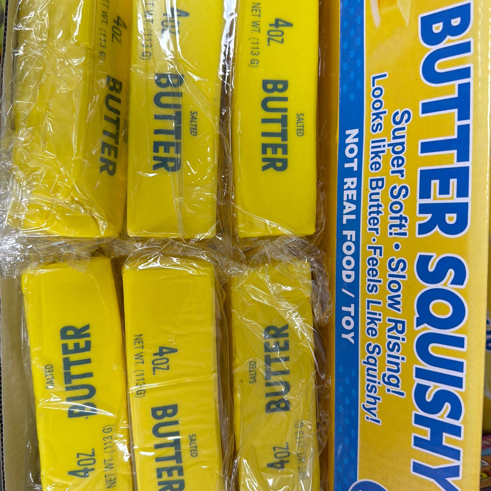 Premium Rainbow Butter Squishy Toy - Super Soft & Slow Rising (12-Pack Display Box)