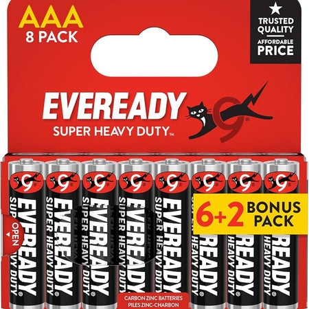 Eveready Battery AAA Zinc 8 Pack x 20 (full box)