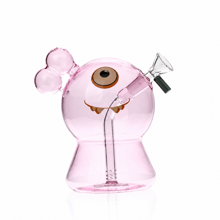 Clearance Glass Ugly Monster Bubbler Waterpipe Bong 11 cm x 1