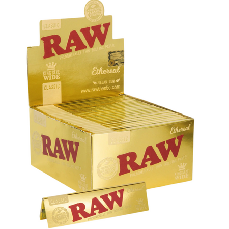 WIDE Raw Gold Ethereal Kingsize 50pck