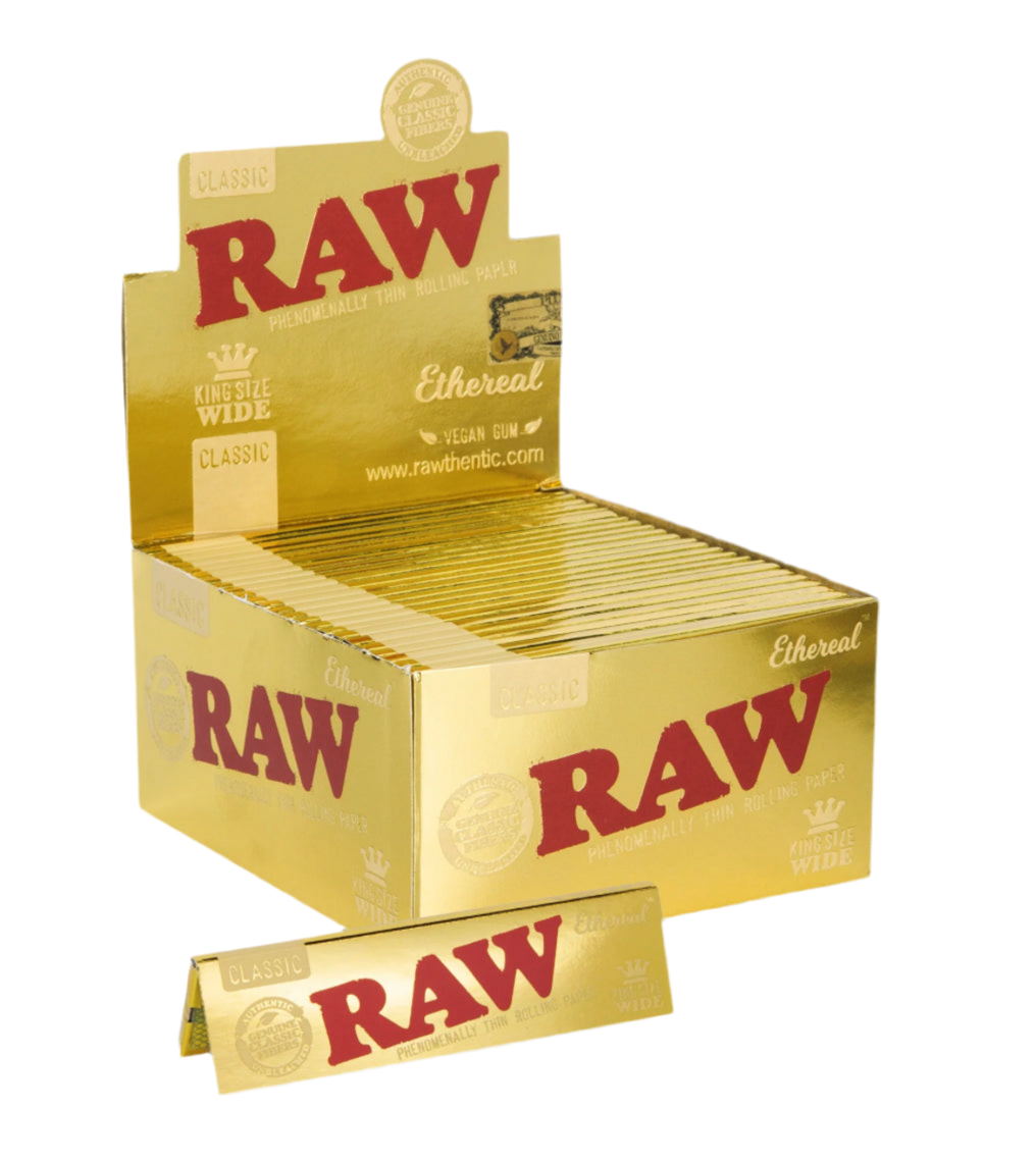 WIDE Raw Gold Ethereal Kingsize 50pck