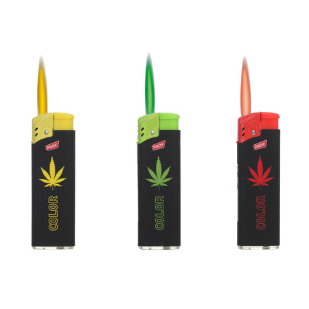 Prof Colour Flame Turbo  Flame Windproof Lighter x 50