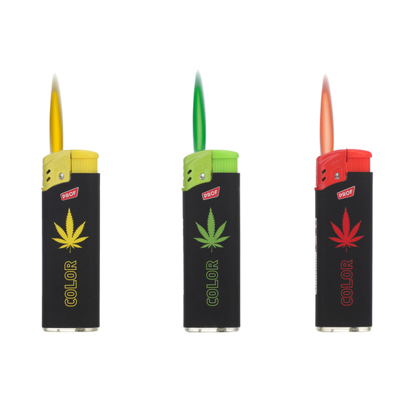 Prof Colour Flame Turbo  Flame Windproof Lighter x 50