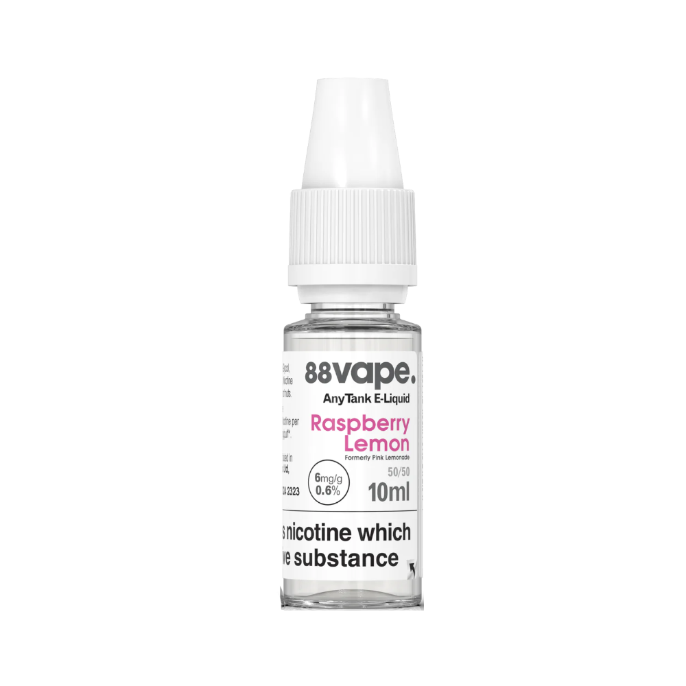 88Vape Anytank 6mg Raspberry Lemon (CDU 20)