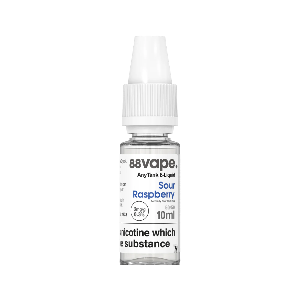 88Vape Anytank 3mg Strawberry Ice 10ml (CDU 20)