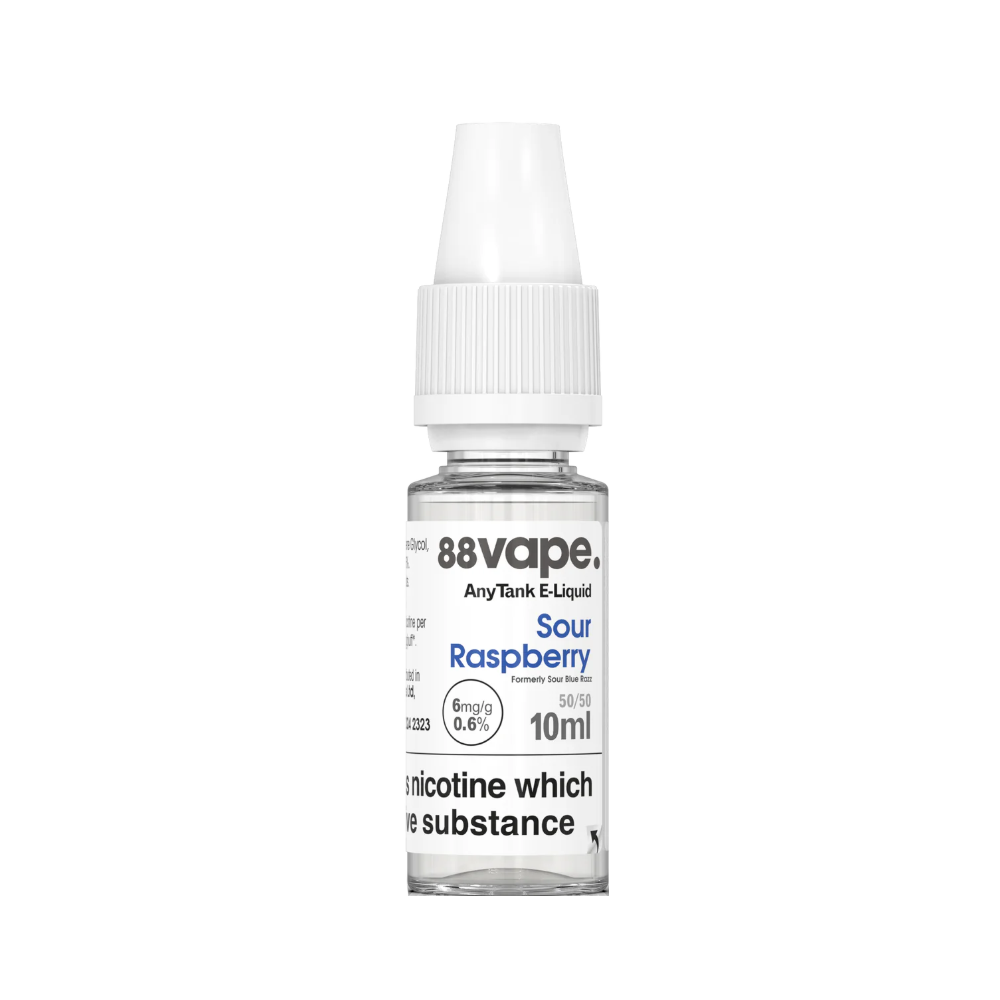88Vape Anytank 6mg Sour Raspberry 10ml (CDU 20)
