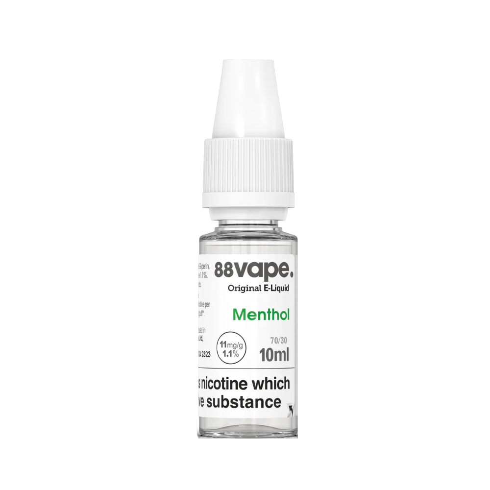88Vape  E-Liquid 11mg Menthol 10ml (CDU 20)