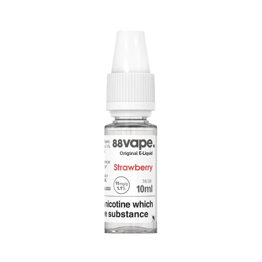 88Vape  E-Liquid 11mg Strawberry 10ml (CDU 20)