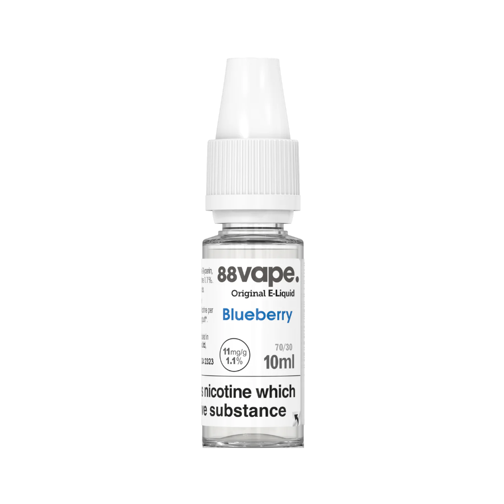 88Vape  E-Liquid 11mg Blueberry 10ml (CDU 20)