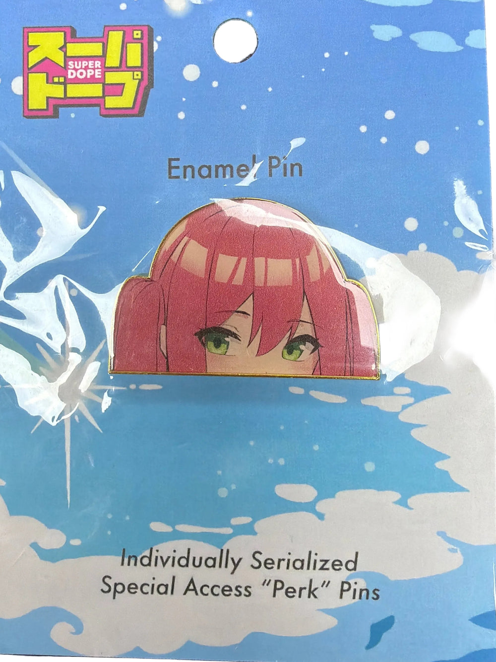 Super Dope Super Dope Enamel Pin "Sakura" – Collectible Metal Lapel Pin