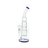 9.5” Bent Neck Dab Rig Honeycomb Percolator Assorted Colour 35cm