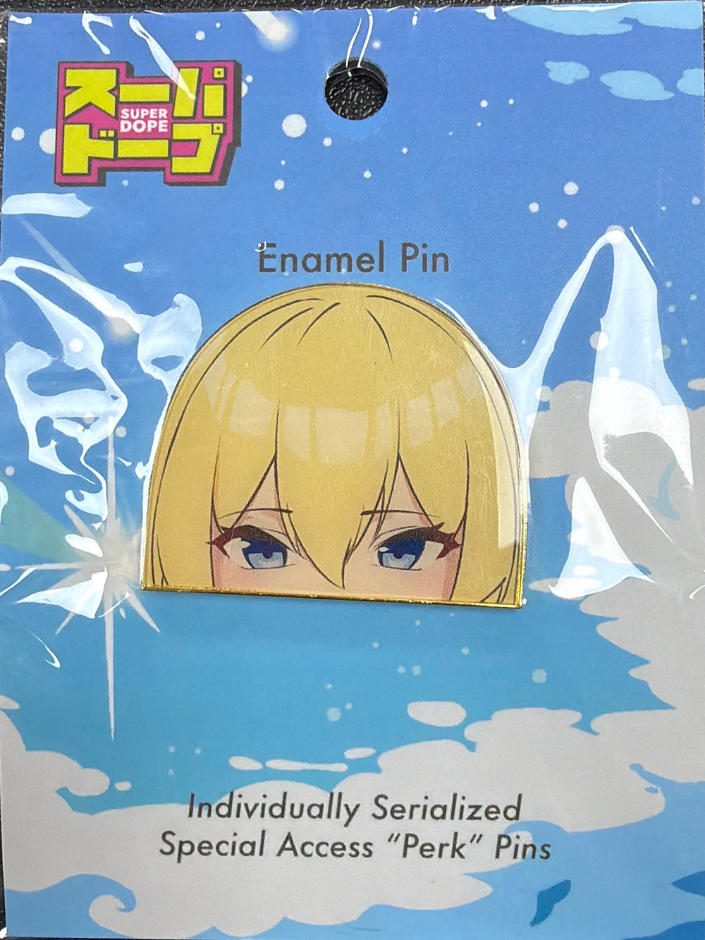 Super Dope Super Dope Enamel Pin "Akari" – Collectible Metal Lapel Pin
