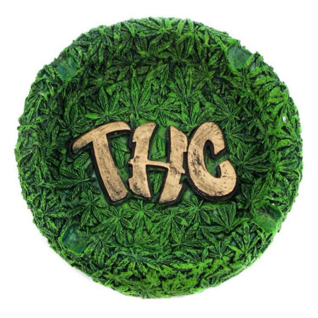 AMSTERDAM Resin Green Round Ashtray x 1