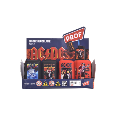 PROF AC/DC Capsule Jetflame Lighter – Pack of 20