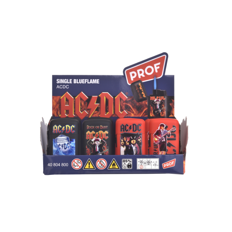 PROF AC/DC Capsule Jetflame Lighter – Pack of 20 – Smoking Supplier (UK)