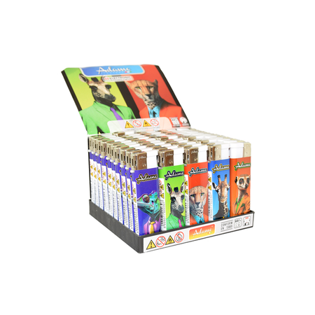 Adamo-Electronic-lighter-Suited-Animals-50-PCS