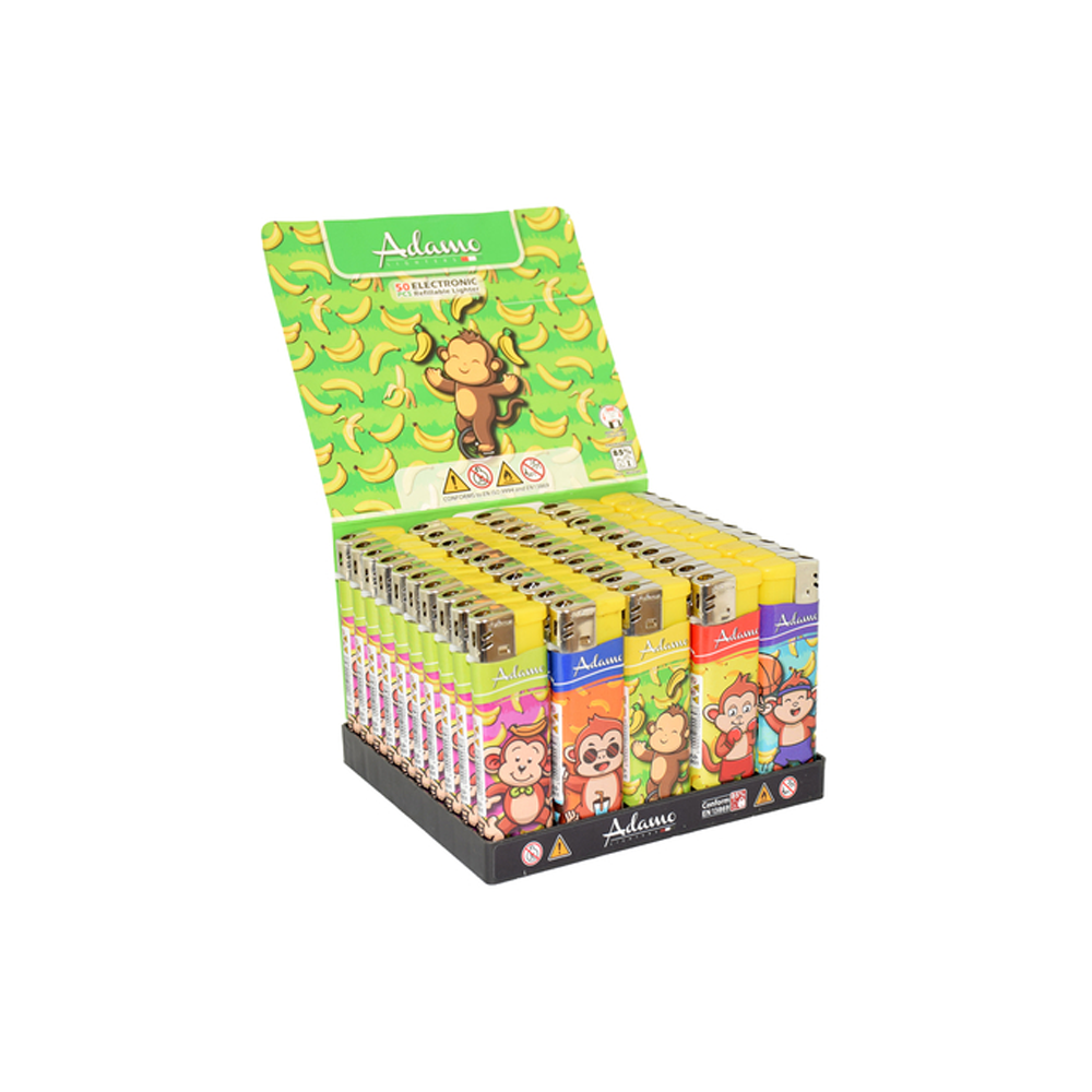 Adamo-Electronic-lighter-Monkey-50-PCS