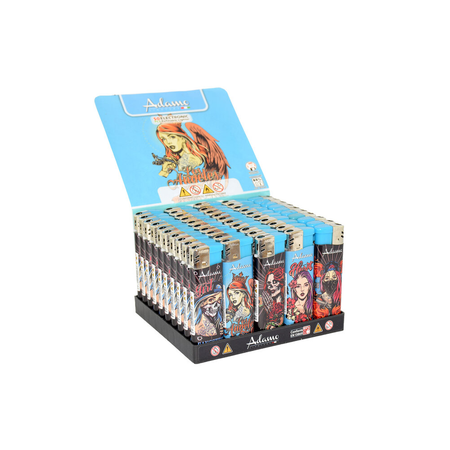 Adamo-Electronic-lighter-Cool-Girl-50-PCS