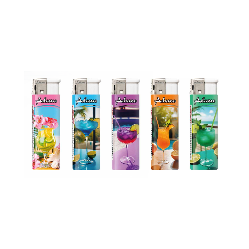 Adamo Electronic lighter Summer Coctail 50 PCS