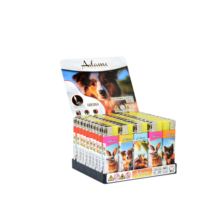 Adamo-Electronic-lighter-Summer-Animals-50-PCS