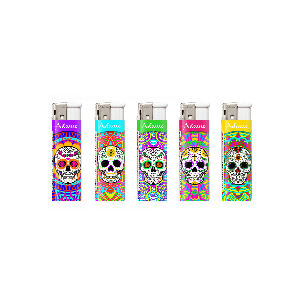 Adamo-Electronic-lighter-Skulls-50-PCS