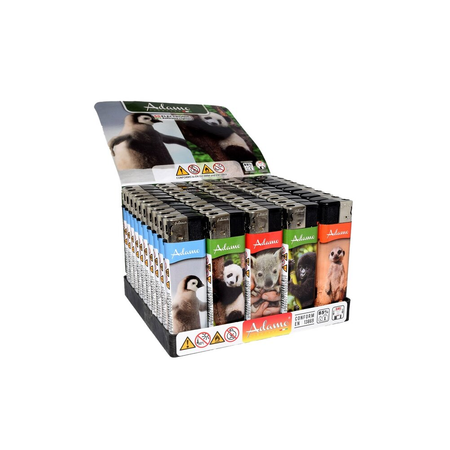 Adamo-Electronic-lighter-Baby-Animals-50-PCS