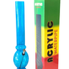 Acrylic Bong Waterpipe Large boxed Assorted Colours 45cm 18 inch