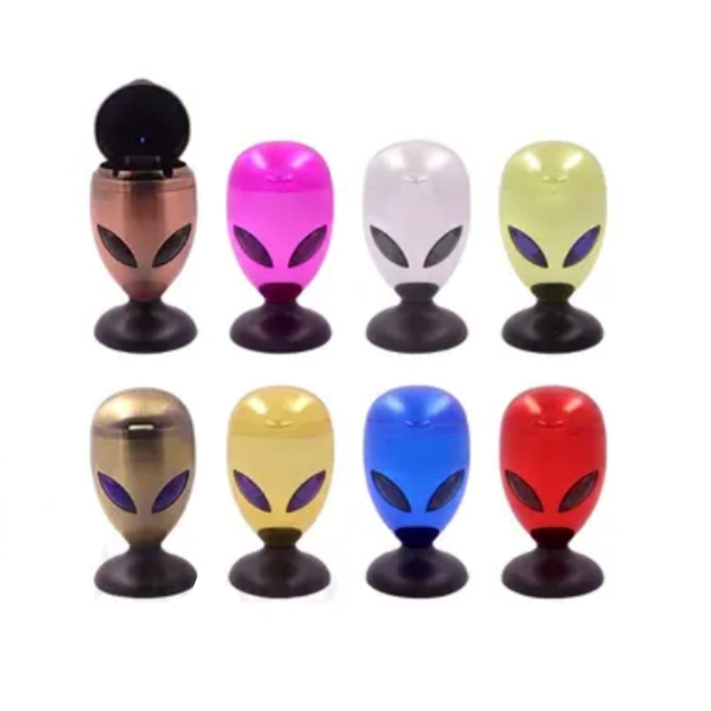 Car Ashtray Hidden Stash with LED Effect – Aluminum (6 Pack)