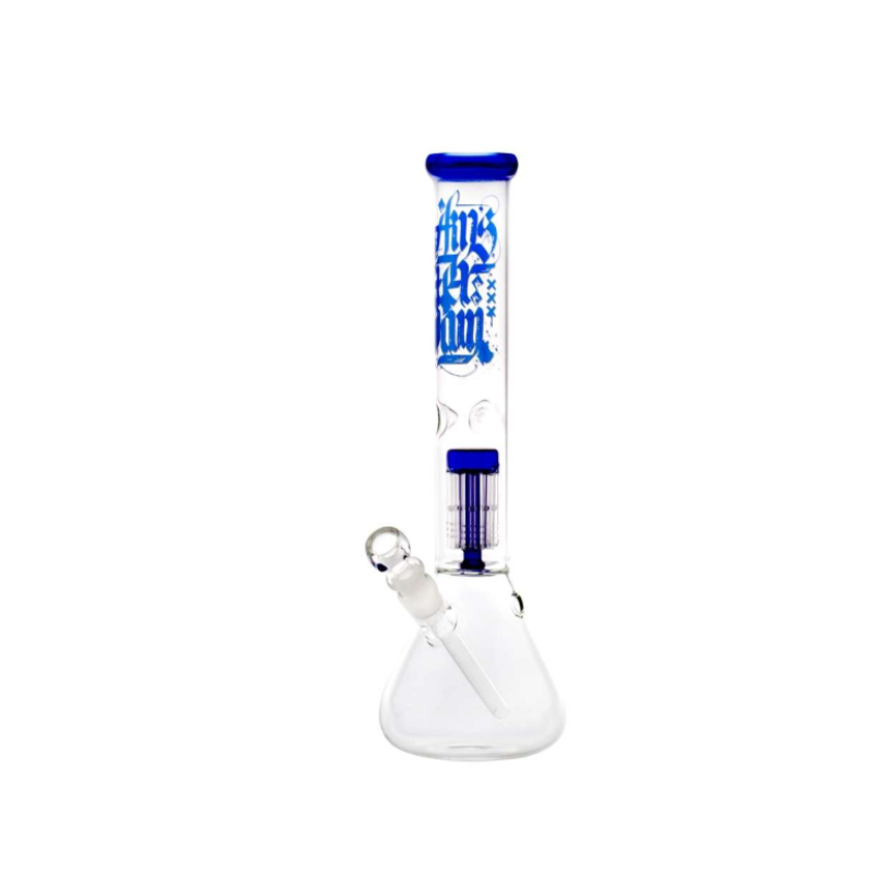Amsterdam | Bong Glass with 8 tree arm percolator - H: 40cm Ø:50mm S: 18.8mm