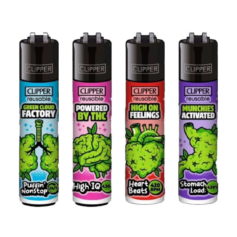 Exclusive Clipper Classics 420 ANATOMY Lighter 48 pack