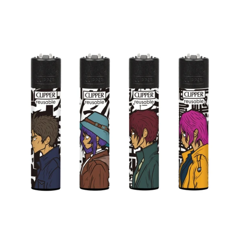 Clipper Classic Large Lighter ANIME SOUL X 48 lighters CL3A1660DEH