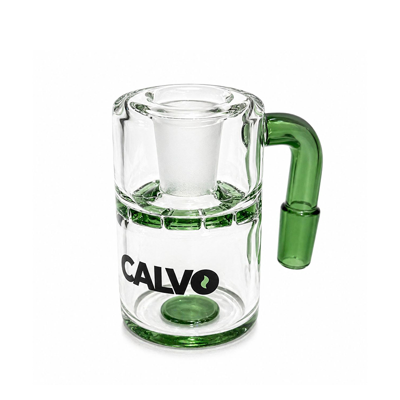 Calvo Ash Catcher Green 90° 14mm ZL-13G90