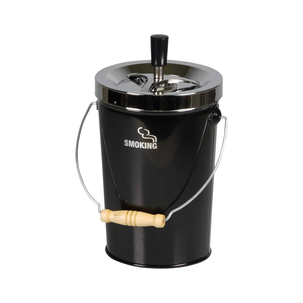 Spinnig-Ashtray-Smoking-XXL-Black-13cm