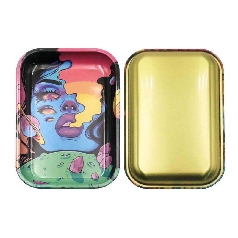 Psychedelic Rolling Tray 27cm x 17cm