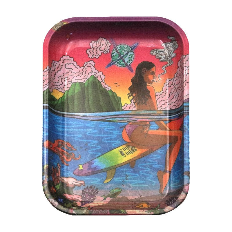 Surfer Girl Rolling Tray 27cm x 17cm