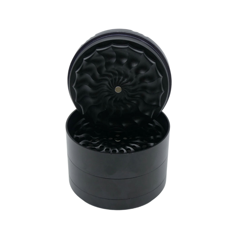 CALVO Aura+ Black (Toothless Precision Grinder) (Ø 100 mm / 5-parts) MCNT100-BK