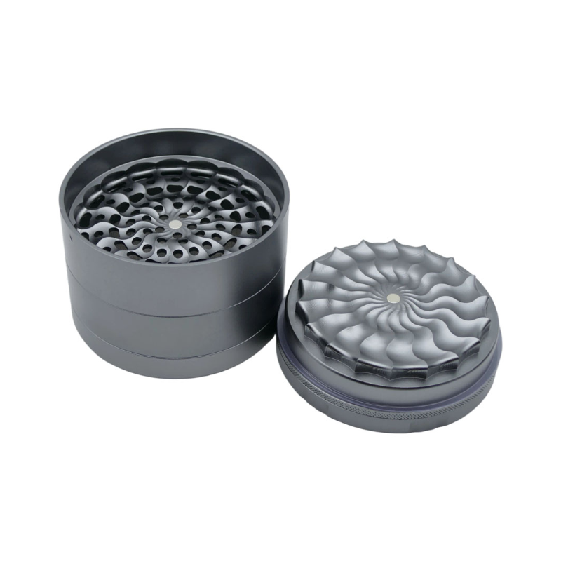 CALVO Aura+ Silver (Toothless Precision Grinder) (Ø 100 mm / 5-parts) MCNT100-S