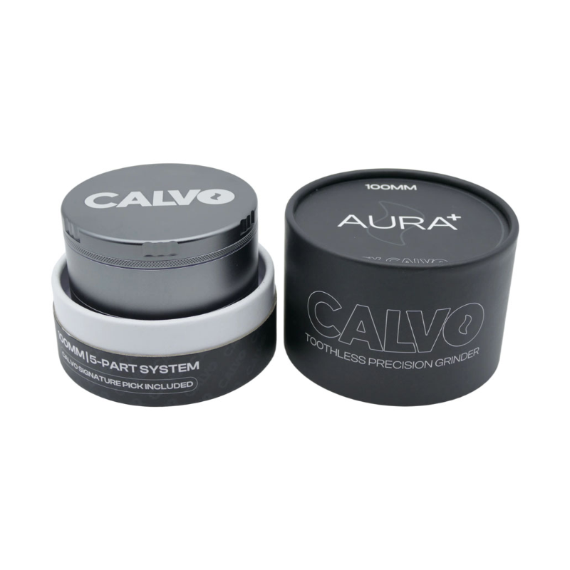 CALVO Aura+ Silver (Toothless Precision Grinder) (Ø 100 mm / 5-parts) MCNT100-S